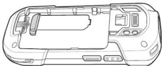 ZEBRA TC75 - Installing the Hand Strap and Battery - 3