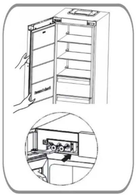 HISENSE FT3K310SAWD - Omvändning av dörren - 1