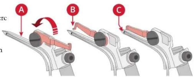 A B C