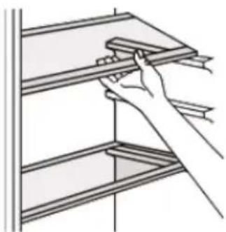 Frigor KSB105EW - Justerbare hylder: - 1