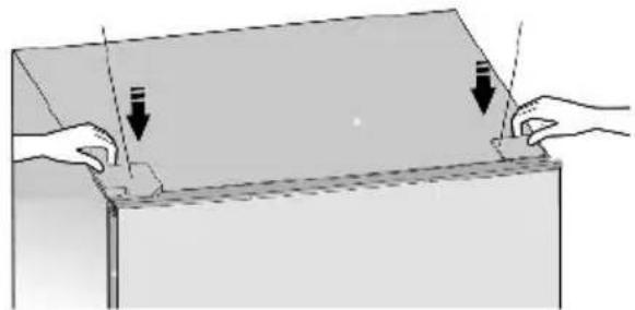 Frigor FS282S - Vända dörrens svängning - 4
