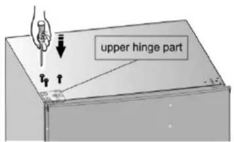 upper hinge part