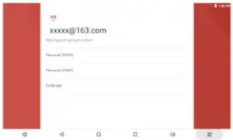 DENVER TAQ-70353K - Sådan sætter du en e-mail konto op - 2