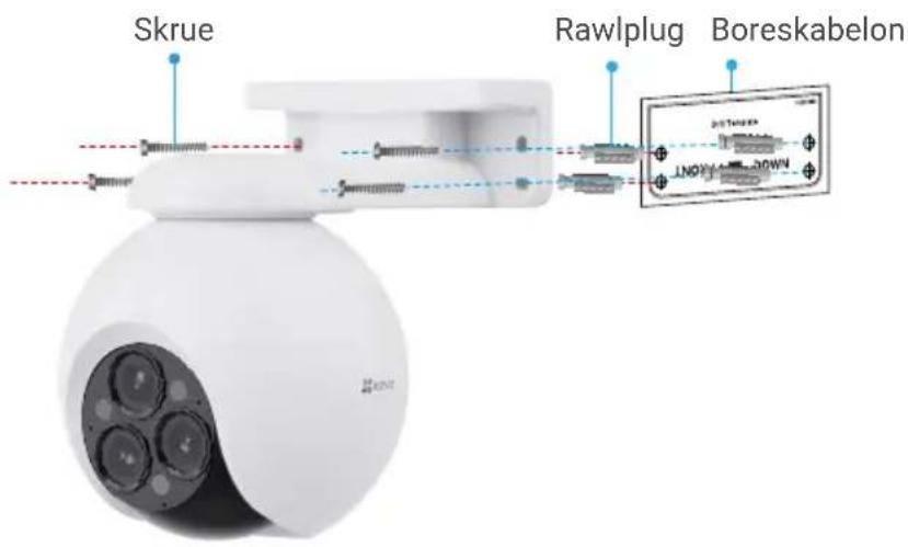 Skrue Rawlplug Boreskabelon