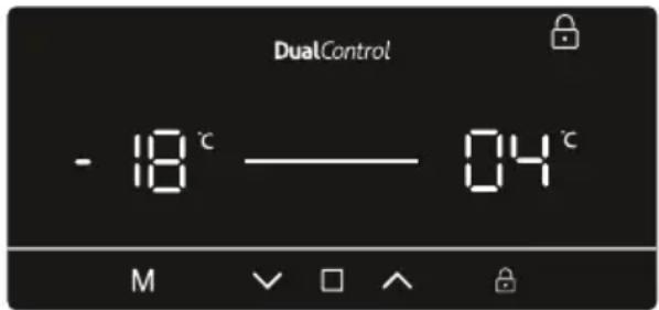 DualControl - 18 °C —— 04 °C M √ □ ∧ Ⓞ