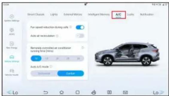 BYD SEAL U DM-i (2024) - Innstillinger for klimaanlegg - 1