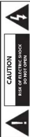CAUTION RISK OF ELECTRIC SHOCK DO NOT OPEN