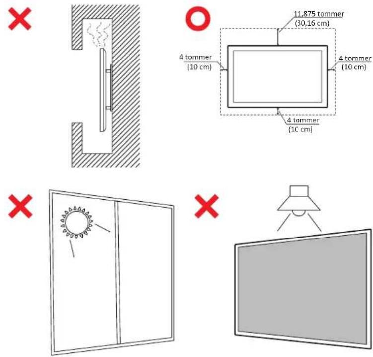VIEWSONIC CDE43G3-1C - Sikkerhedsforanstaltninger - 1