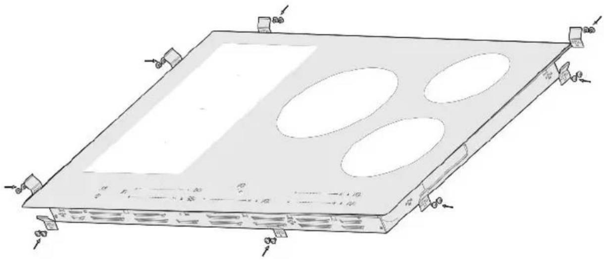 Frigor IPF820SFX - Etter at du har installert koketoppen, må du sørge for at - 1