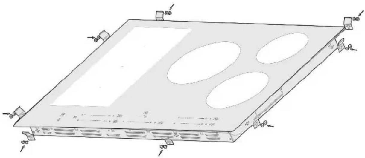 Frigor IPF820SFX - Efter installation af kogepladen skal du sørge for at - 1