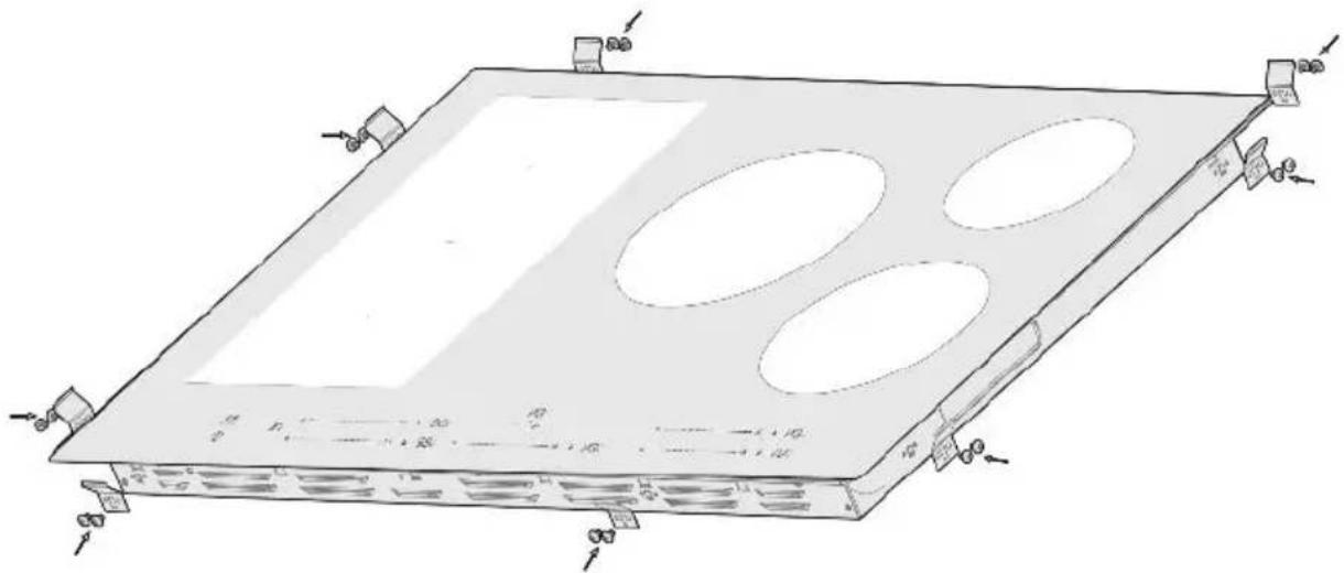 Frigor IPF820SFX - När du har installerat hällen, se till att - 1