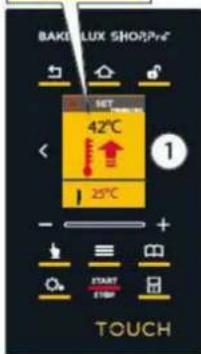 Unox BAKERLUX SHOP.Pro TOUCH XEFR-06EU-ETLV-MT - Gemme hævningen og derefter starte programmet - 12