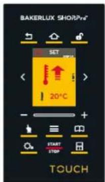 Unox BAKERLUX SHOP.Pro TOUCH XEFR-06EU-ETLV-MT - INDSTILLING AF FOROPVARMNING (VALGFRIT) - 2