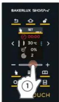 Unox BAKERLUX SHOP.Pro TOUCH XEFR-06EU-ETLV-MT - INDSTILLING AF BAGEPARAMETRE - 11