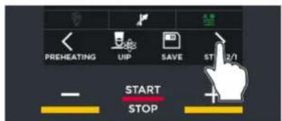 Unox BAKERLUX SHOP.Pro MASTER XEFR-03EU-EMRV-MT - 2C INDSTILLING AF DE F∅LGENDE TRIN (HVIS N∅DVENDIGE) - 2