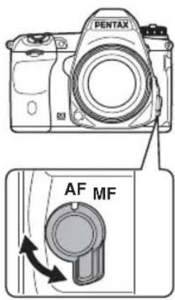 RICOH K-3 - フォーカスモードを設定する - 1