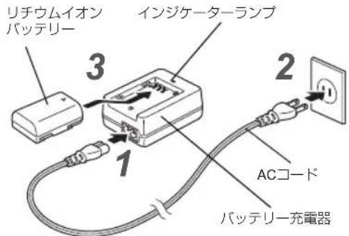 リチウムイオン バッテリー 3 インジケーターランプ 2 1 ACコード バッテリー充電器
