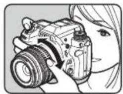 RICOH K-3 - 4フォーカスモード切替レバーをAFに合わせる - 4