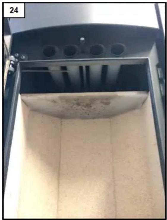 Ecoteck Stork 80 - Rengøring af vermiculite-pladerne - 1