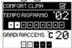 COMFORT CLIMA TEMPOR RISPARMIO '02 GRADI RIACCENS. 'C 20