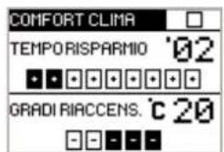 COMFORT CLIMA TEMPORISPARMIO '02 GRADI RIACCENS. c 20