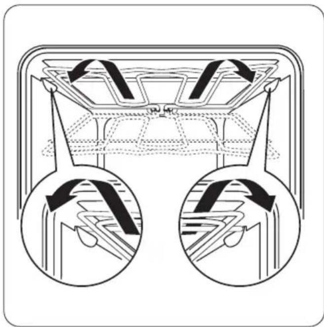 ZANUSSI ZCE662NW - Grillivastuksen taivuttaminen - 1
