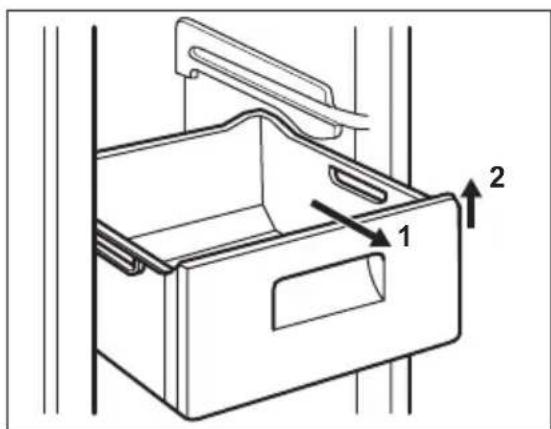 ELECTROLUX EUF2943AOX - UDTAGNING AF FRYSERENS FRYSEKURVE - 1