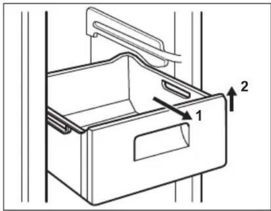 ELECTROLUX EUF2943AOX - BORTTAGNING AV FRYSLÅDOR FRÅN FRYSEN - 1