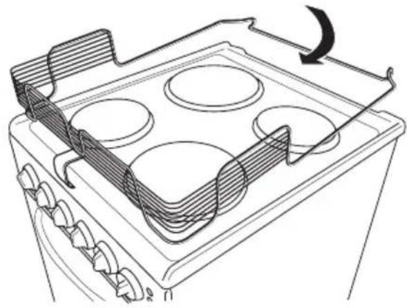 ELECTROLUX EKC60007W - Komfursikring (ekstraudstyr) - 1