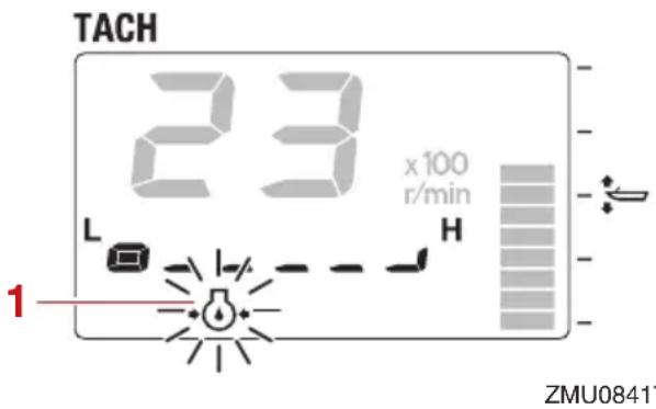 YAMAHA F30 (2026) - Alarmindikator for lavt olietryk - 1