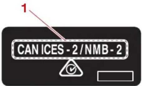 YAMAHA F30 (2026) - ICES-002 Overensstemmelseslabel - 1