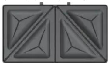 Biltema 28-4700 - Tre udskiftelige grillplader - 1
