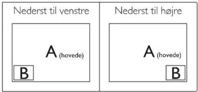 Nederst til venstre A (hovede) B Nederst til højre A (hovede) B