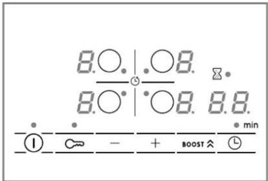 8.0. | .0 8. 8.0. | * 8. 8. 8. • min ① - + BOOST ↑ L