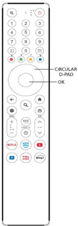 CIRCULAR D-PAD OK