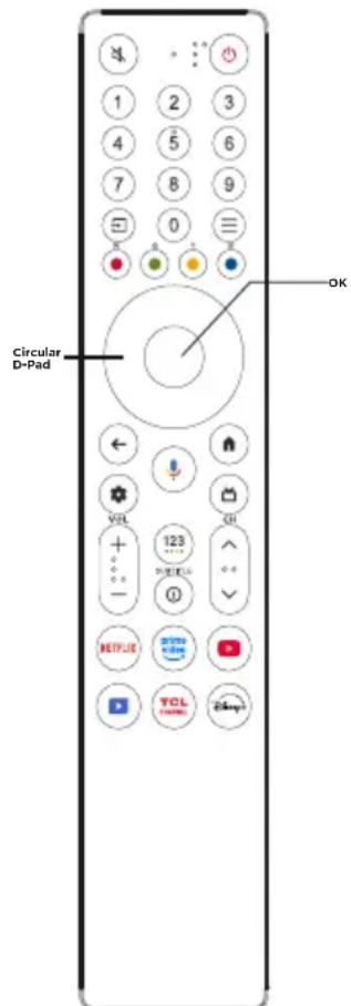 Circular D-Pad OK