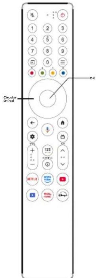 Circular D-Pad OK