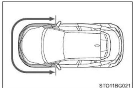 TOYOTA C-HR Hybrid (2016) - Kollisionstyper, som muligvis ikke udløser SRS-airbaggene (SRS-sideairbag og -gardinairbag) - 3