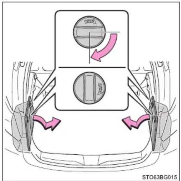 TOYOTA C-HR Hybrid (2016) - Opbevaringsrum (hvis monteret) - 2