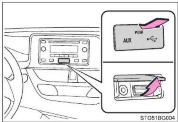 PUSH AUX STO51BG004