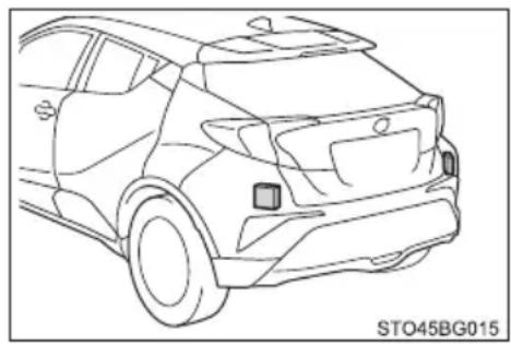 TOYOTA C-HR Hybrid (2016) - Håndtering af radarsensoren - 1