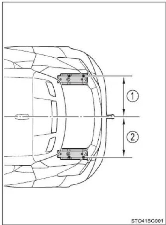 TOYOTA C-HR Hybrid (2016) - Monteringssteder for trækkrogen og kuglekoblingen - 1