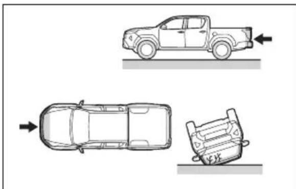 TOYOTA Hilux 48V (2025) - SRS-kollisjonsputene utløses ved et sammenstøt mot undersiden av bilen när - 4