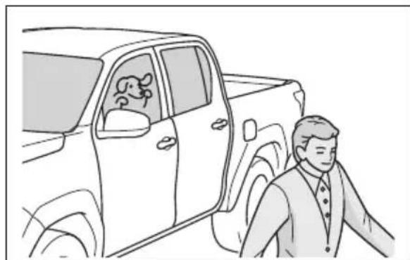 TOYOTA Hilux 48V (2025) - Forhold som har betydning for innbruddssensoren - 1