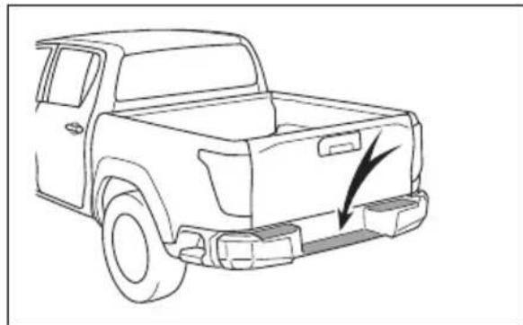 TOYOTA Hilux 48V (2025) - Støtfanger med stigtrinn bak - 1