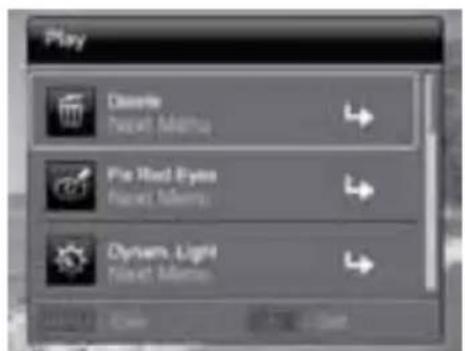 Play Delete Reset Menu Pie Red Eyes Power Menu Dynam Light Reset Menu