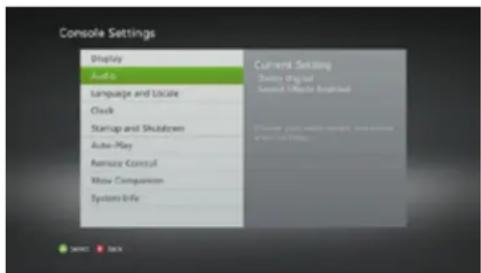 Console Settings Display Audit Language and Locale Clock Startup and Shutdowns Audio-Play Aerosize Control Show Comparison Systems Info Current Settings Disinio Signal General Object Amplified Allow your own device, save your system file.