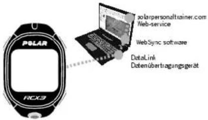 POLAR RCX3 GPS - Bestandteile des Trainingscomputers - 4
