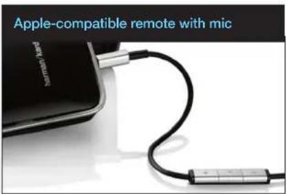 Apple-compatible remote with mic barman hard