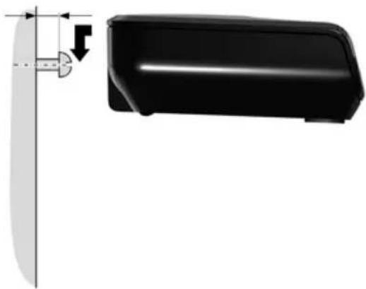 GIGASET C300A Duo - Wandmontage der Ladeschale - 2